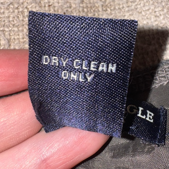 American Eagle Women’s 2 Sleeveless Shift Dress Wool Gray Dark Academia Preppy - Picture 4 of 11